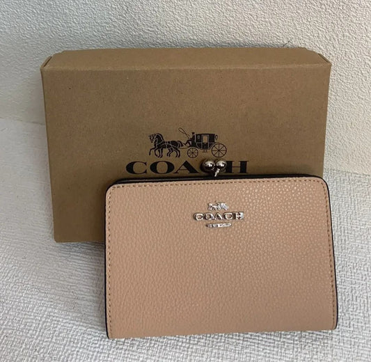 Coach Bifold Cherry Short Wallet New Without Tag