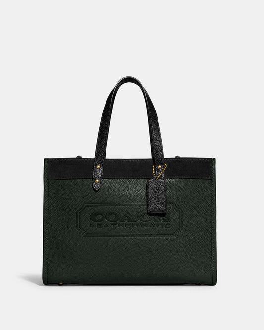 Field Tote 30 In Colorblock With Coach Badge